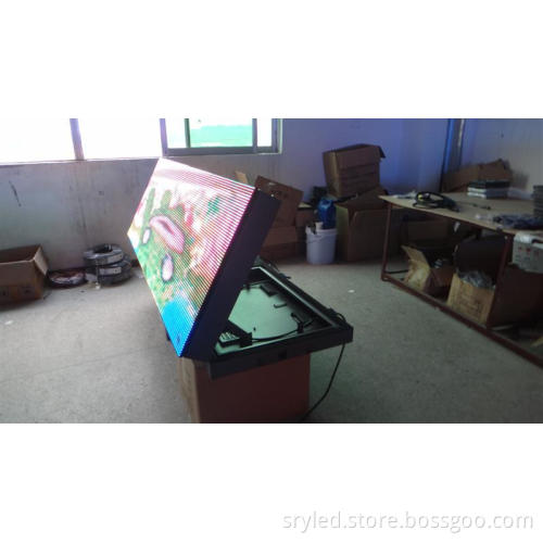 SRY p10 front service china video led dot matrix outdoor display p10 outdoor front opening led display